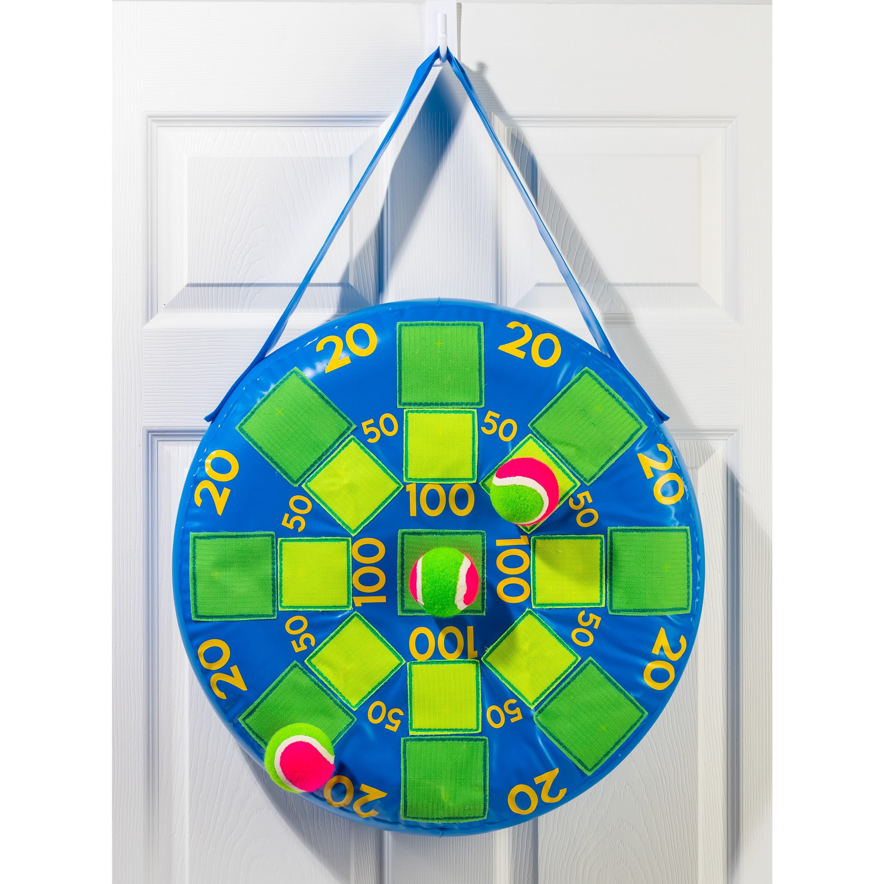 Franklin Sports 20√¢¬Ä¬ù Inflatable Dart Ball Board w/ Tennis Ball Self-Stick for up to Multiplayers