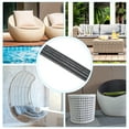 thumbnail image 5 of Unique Bargains Wicker Repair Kit, Synthetic Rattan Material Replacement DIY Set, Black, 5 of 5