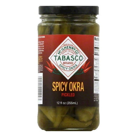 Tabasco Vegetable Pickled Okra, 12 OZ (Pack of 6)