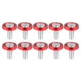 thumbnail image 1 of 10uds Guardabarros Arandela Parachoques Arandela M6 Pernos Motor Bahía Vestido Rojo, 1 of 1