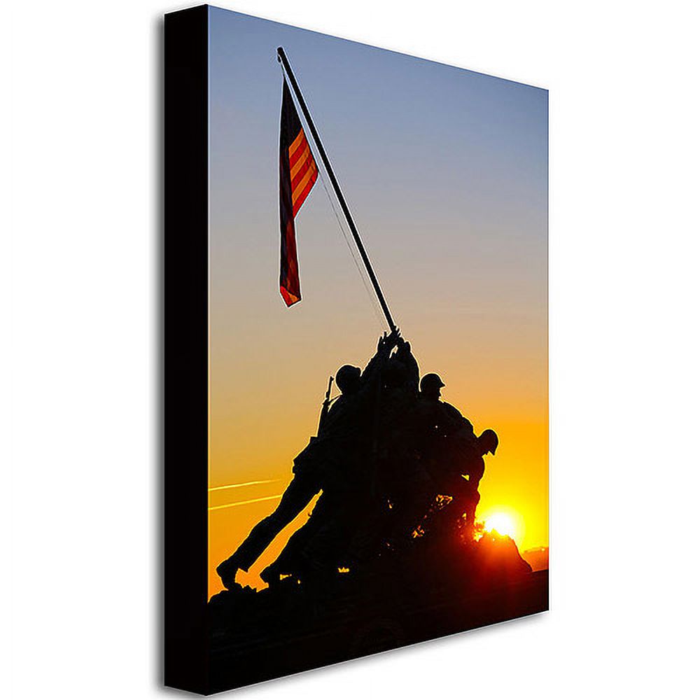 Trademark Art "Believe in America" Canvas Wall Art by CATeyes