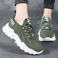 thumbnail image 2 of DXOUPM Chaussures de Sport pour Femmes en Maille Respirante à Lacets Course Randonnée Confortables Marche, 2 of 3