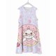 thumbnail image 1 of Vestidos para niñas 2022, vestidos para niños, nuevo vestido de princesa con patrón de gato Mary, minivestido sin mangas, vestido informal para niños pequeños, verano 150 Gao Jinjia LED, 1 of 2