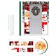 thumbnail image 4 of De cortina de muñeco de nieve de Papá Noel, cortina de puerta colgante de tela Oxford, suministros de decoración de amte para fiestas, 4 of 8