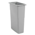 thumbnail image 2 of Boardwalk Slim Waste Container 23 gal Plastic Gray 1868188, 2 of 7