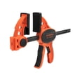 thumbnail image 1 of Pony Jorgensen 33406 ISD-3 6-Inch One-Handed Clamp, Orange, 1 of 3