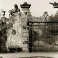 thumbnail image 3 of Blaustein, Alan 12x12 Black Modern Framed Museum Art Print Titled - Tuscan Gate, 3 of 5