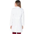thumbnail image 3 of Landau 3 Pocket Lab Coat for Women - Classic Relaxed Fit, 4 Button, Notch Neck, Full Length Faux Belt Back 3155, 3 of 9