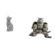 thumbnail image 1 of Elegante Escultura De Resina De Gato Y Búho, Figura Decorativa Para Sala De Estar, Dormitorio, Oficina, Entrada, Estantería, Mesa, Adorno Animal Moderno., 1 of 8