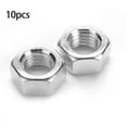 thumbnail image 4 of Paquete de 100 tuercas hexagonales de acero al carbono galvanizadas M16-M27 yuxing tuercas de rosca plateada para la industria de maquinaria, 4 of 5