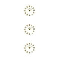 thumbnail image 1 of Youkk Durable Construction 3D Wall Clock Unique Style Easy To Read Modern Large 3D Wall Clock Timeless gold 3Set, 1 of 6