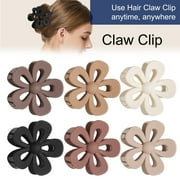 AUTRUCKER Hair Claw Clips 1PCS Flower Hair Clips – Big Cute Claw Clips For Women Thick Hair, Large , Strong Hold For Women Thin Hair 1 Colors