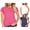 Pink+White+Navy Blue, variant on Fancyglim Womens Tee Tops Summer Short Sleeve Long T-Shirts(Navy Blue 2XL)