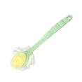 thumbnail image 5 of Double Side Long Handle Back Shower Brush with Hanging Hole Anti Slip Cleaning Back Scrubber Ergonomic for Men and Women/ Feet/ Body /Bath /Back Green, 5 of 8