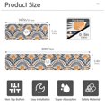 thumbnail image 3 of Yayeee Faucet Mat for Kitchen Sink 14.7" Diatomite Long Splash Guard Pad, Orange Art Pattern, 3 of 7