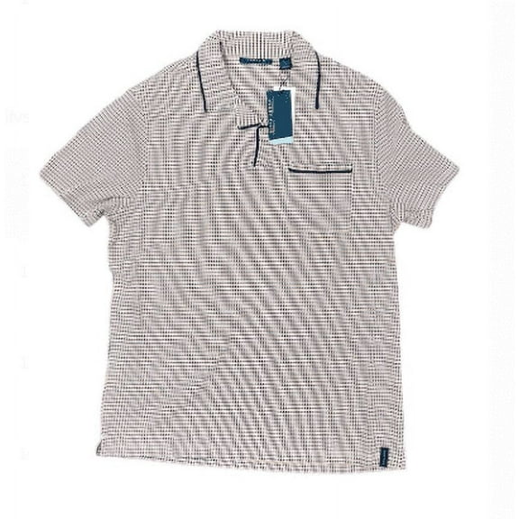 Perry Ellis Men's Coral Gold Short Sleeve Shirt, US M