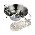 thumbnail image 2 of Molino rotativo de alimentos de acero inoxidable con 5 discos de fresado, Mezclador de alimentos rotatorio multifuncional para colar puré, 2 of 9