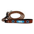 thumbnail image 1 of Carolina Panthers Dog Leash - Leather - Football - Size Medium, 1 of 1