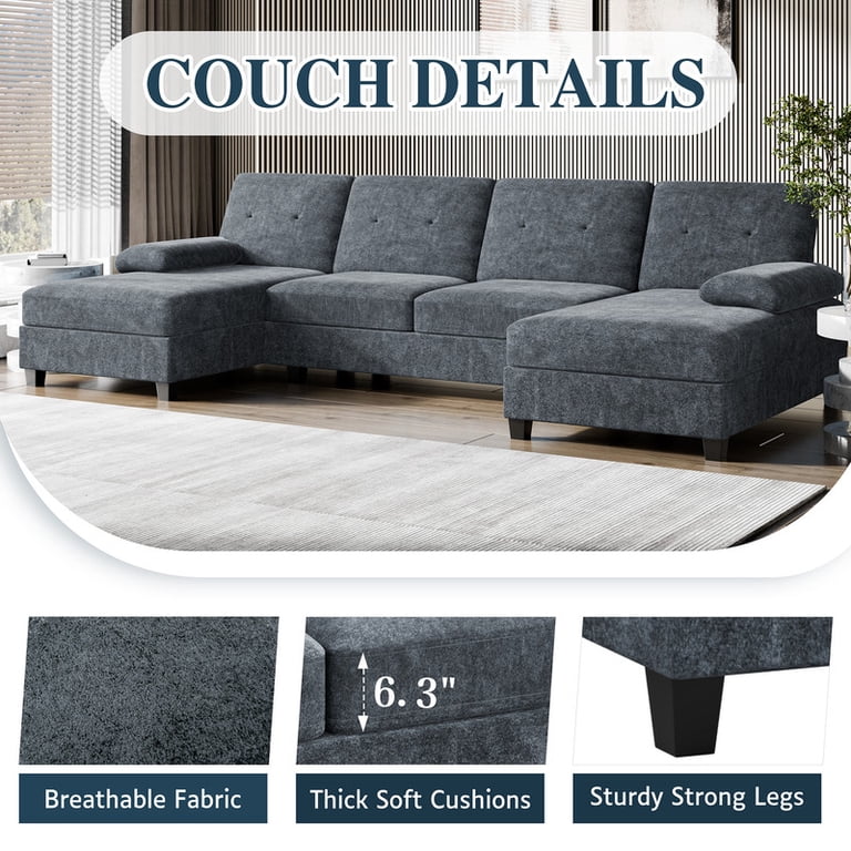Walsunny 49'' Loveseat Sofa, Modern 2-Seater, Upholstered with