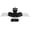 Black, variant on Riousery Portable Waist Fishing Box Plastic Tackle Lure Bait Organizer Case Gray (12.6 in / 32 cm)