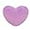 Purple, variant on Rungungde Cute Mini Love Heart Shape Throw Pillow - 6 x 6Inch | Ultra Soft Cushion Bed Pillows for Christmas Valentines Day Birthday Room Decorations, Ideal Gifts for Her