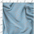 thumbnail image 2 of Soimoi Blue Moss Georgette Fabric Shells Ocean Printed Fabric 1 Yard 42 Inch Wide, 2 of 6