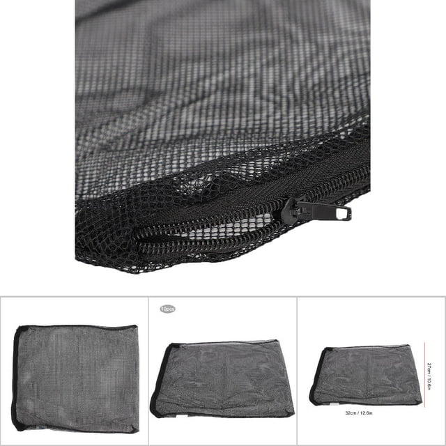 Safe Reusable Filter Mesh Bag Fish Filter Bag, With Zipper Aquarium Filter Bag, Isolation Bags For Fish