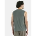 thumbnail image 5 of Athletic Works Men's and Men's Big & Tall Tri-Blend Muscle Tee, Sizes XS-4XLT, 5 of 5