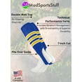 thumbnail image 2 of Baseball Stirrups Pattern D (Royal/Gold/White, Large), 2 of 2