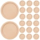 thumbnail image 1 of EeaseMX 50 bandejas redondas de madera con base para colgante retro, insignia, alfiler de solapa, accesorios para joyería (30 mm de diámetro exterior, 25 mm de diámetro interior, color caqui), 1 of 7