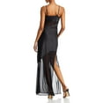 thumbnail image 2 of French Connection Womens Satin Mesh Slip Dress, 2 of 2