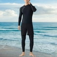 thumbnail image 2 of uikmnh Mens Swimsuit Full Body Sunscreen Swimwear Set Three Piece Diving Suit for Surfing and Swimming Activities Size:7XL, 2 of 6