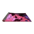 thumbnail image 2 of Ahgly Company Indoor Round Abstract Pink Modern Area Rugs, 3' Round, 2 of 4