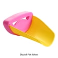 thumbnail image 4 of Inteprter Instalación fácil del suplemento plástico del grifo de la historieta del cuarto de baño para los usos amplios de la hora del baño Juegos de accesorios de baño ornitorrinco rosa amarillo, 4 of 6