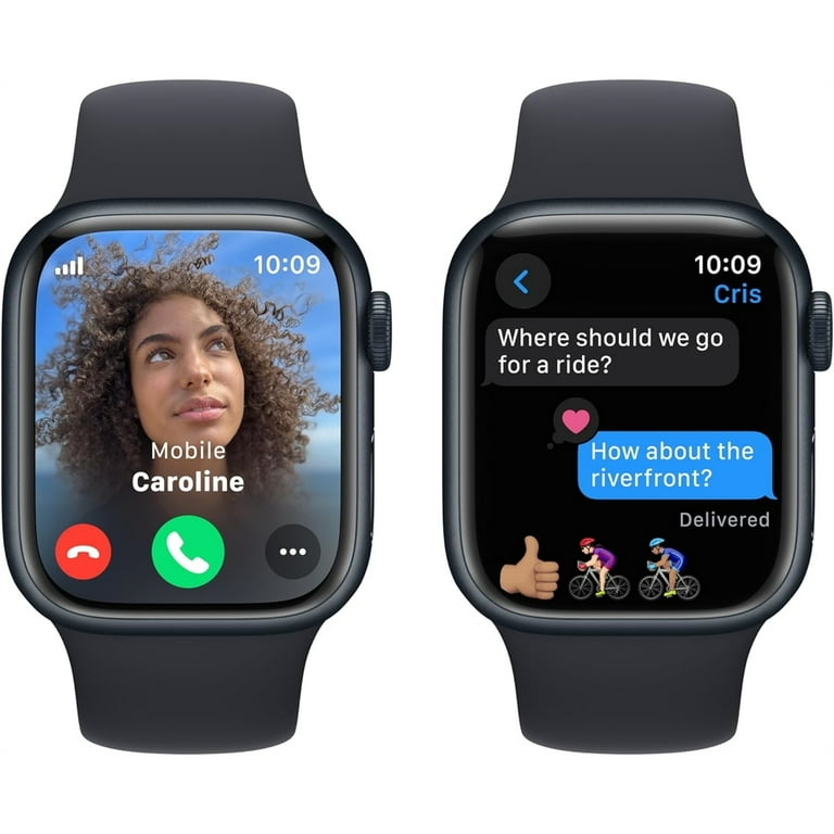Restored Apple Watch Series 9 (GPS+Cellular, 41mm) - Black 