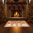 thumbnail image 6 of PSVFUJZ Christmas Doormat 16x24 Inch, Non-Slip Holiday Floor Mat for Entryway, Kitchen & Bathroom, Soft Washable Decorative Rug for Indoor Porch Living Room Home Decoration, 6 of 6