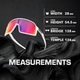 thumbnail image 5 of Oakley OO9462 Sutro S Rectangle Shaped Non-Polarized Sunglasses for Men - Includes Official Eyewear Kit - Matte White Frame with Prizm Road Lens, 5 of 7