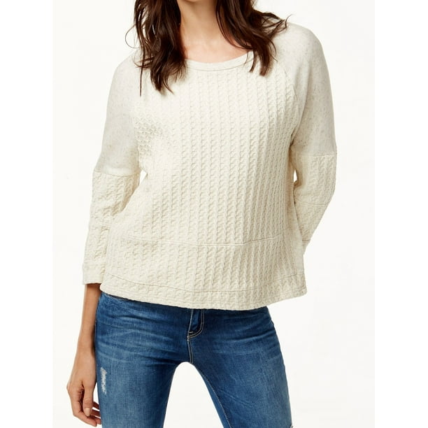 Lucky Brand - Lucky Brand NEW Oatmeal Beige Womens Size Small S Knit ...