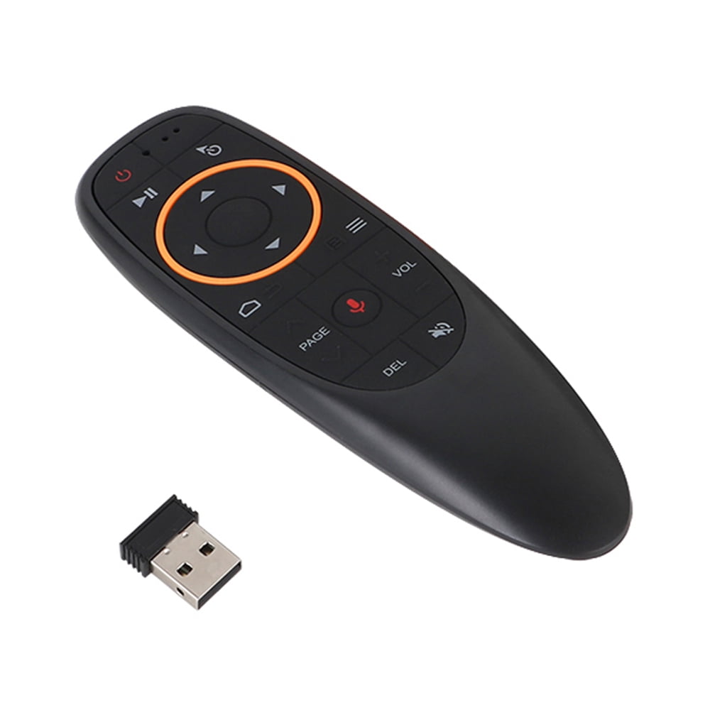 Oumefar Multifunctional Universal Voice Controller General Lightweight Plug and Play 33 Key Remote Control with Bluetooth Receiver for Computer TV Box