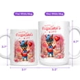 thumbnail image 4 of Happy Valentine’s Day Adorable Doberman Pinscher Puppy Holding Heart Balloon Mug Doberman Dog Lover Gifts Coffee Tea Cup - 00030, 4 of 4