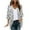 White, variant on Scyoekwg Women's Cardigans Fashion Printed 3/4 Sleeve Trendy Casual Lightweight Open Front Vintage Cardigan Tops Loose Cardigan(Black,XL)