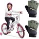 thumbnail image 3 of KAIYANG Guantes de ciclismo Keleily para niños, 1 par de guantes deportivos para niños, guantes deportivos para exteriores, color rosa y verde, 3 of 5