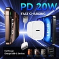 thumbnail image 2 of Cargador de pared USB C BikeAnything 20W para iPhone 17, 2 of 7