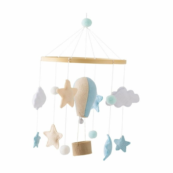 Baby Room Ceiling Wind Chime Felt Ball Hanging Decoration Montessori Pendant Toy Style B