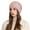 Pink, variant on Women's Knit Beanie Warm Winter Hat Cute Acrylic Soft Fall Fashion Spring Cozy Date Night Beanie Hat Pink One Size