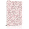 thumbnail image 2 of Canvas Wall Art, Farmhouse Pink Framed Canvas Prints for Living Room Bedroom, Vintage Flower Leaf Botanical Plant Gallery Wrapped Wall Decor for Home Office, Gifts, 12"x16" Ship Next Day, 2 of 9