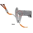 thumbnail image 3 of 1.2M Motorbike Disc Lock Cable Wire (Orange), 3 of 4