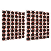 Raindrops 2Pcs Bicycle Inner Tube Patch Kit with Durable Rubber for Portable Tire Repair