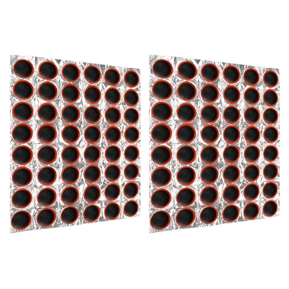 Raindrops 2Pcs Bicycle Inner Tube Patch Kit with Durable Rubber for Portable Tire Repair