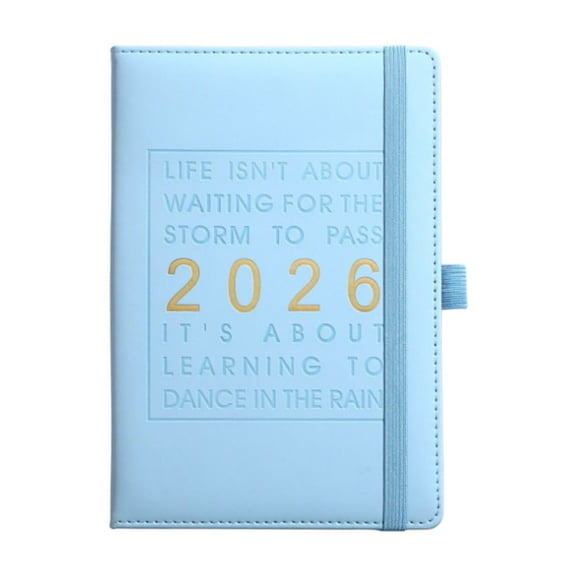 Zhourta 2026 Planner Notepad Daily Weekly Monthly Schedule Organizer with Pocket for Goals Notes Business Office Teacher